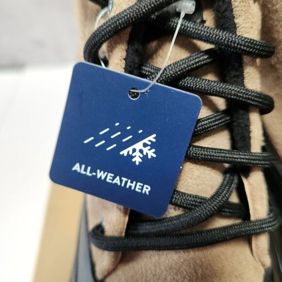 Sperry Mens Ice Breaker Boots Tan/Blk Size 8.5 US Waterproof All-Weather - Picture 6 of 16